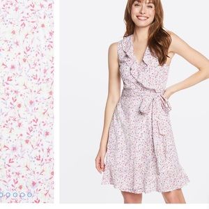 Draper James Floral Flutter Wrap Dress